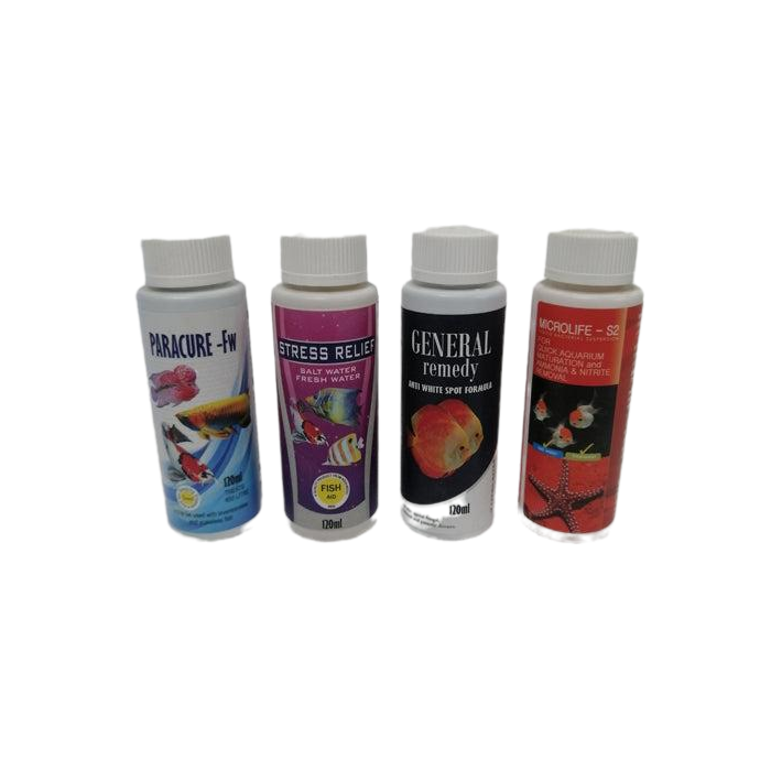 FISH MEDICINE SET OF 4 Fishykart.in